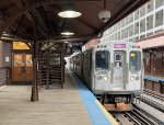 CTA Train at Quincy Station